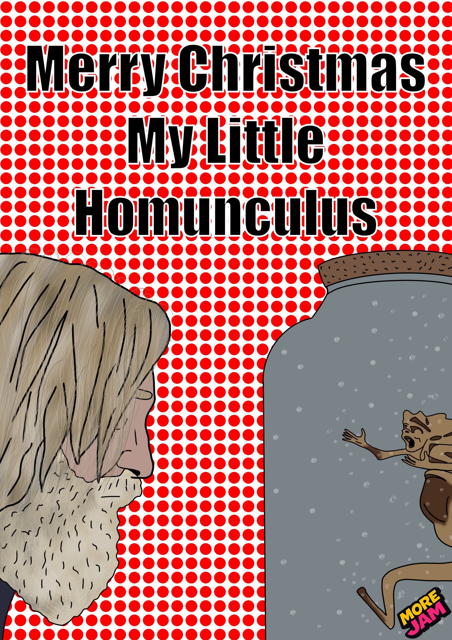 Small Prophets Little Homunculus | Funny Christmas Card | More Jam