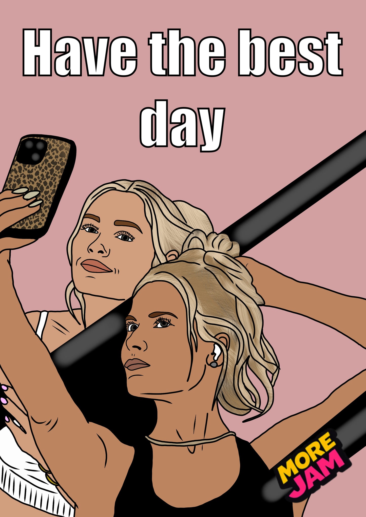 Landman Angela & Ainsley Best Day | Funny Birthday Card | More Jam