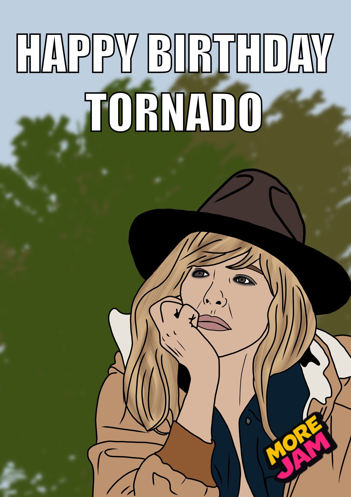 Yellowstone Beth Dutton Tornado| Funny Birthday Card | More Jam
