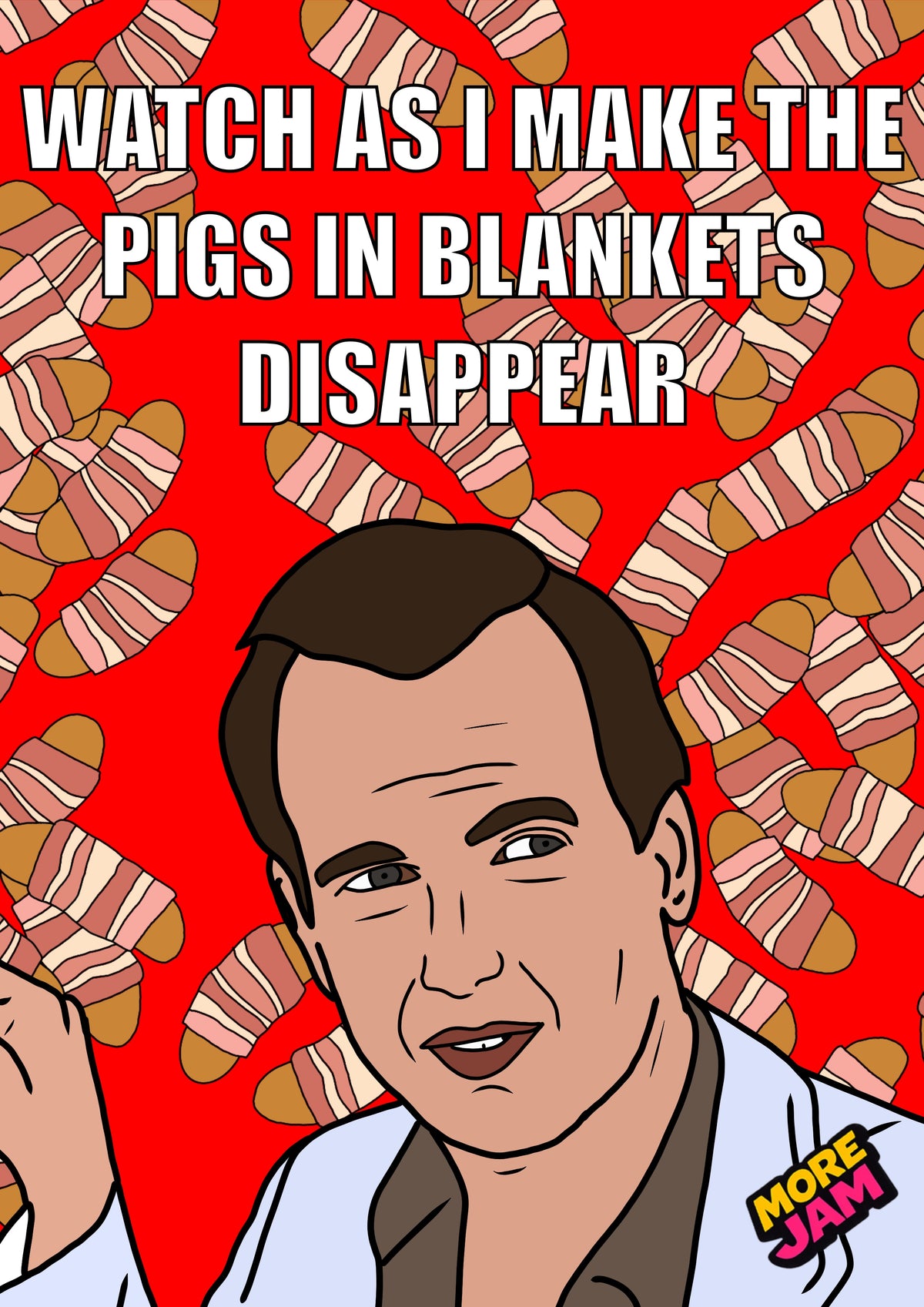 Arrested Development Gob Pigs & Blankets | Funny Christmas Card | More Jam