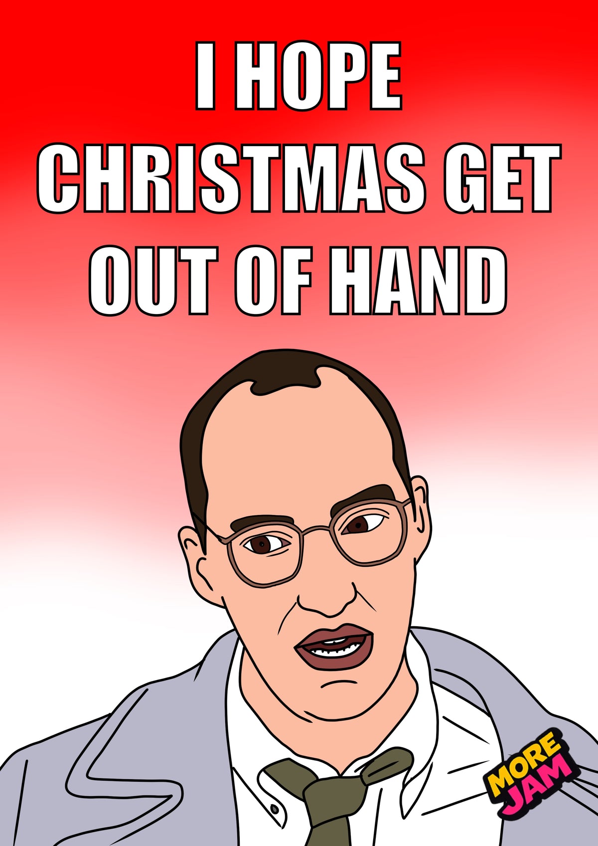 Arrested Development Buster Hand | Funny Christmas Card | More Jam