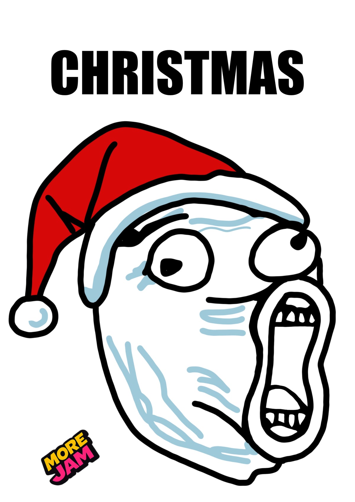 Christmas Meme Face | Funny Christmas Card | More Jam