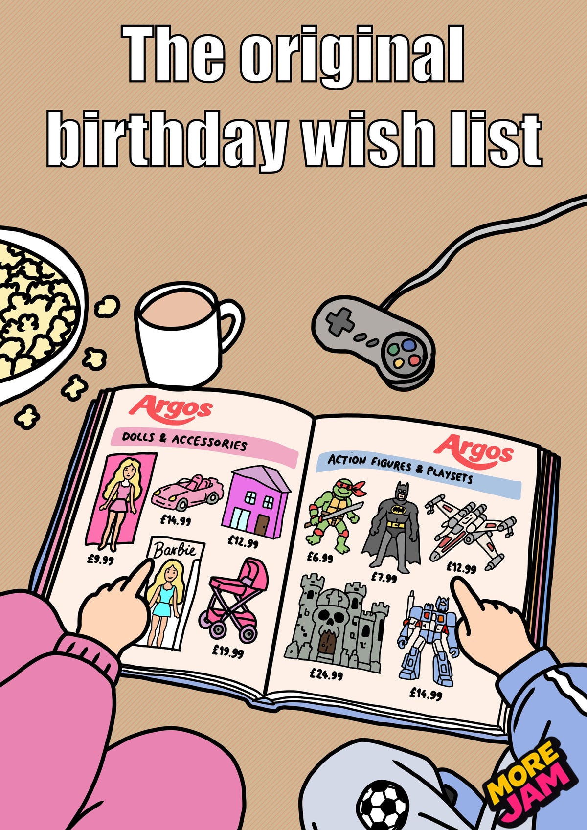 Argos Catalogue The Original Birthday Wishlist | Funny Birthday Card | More Jam