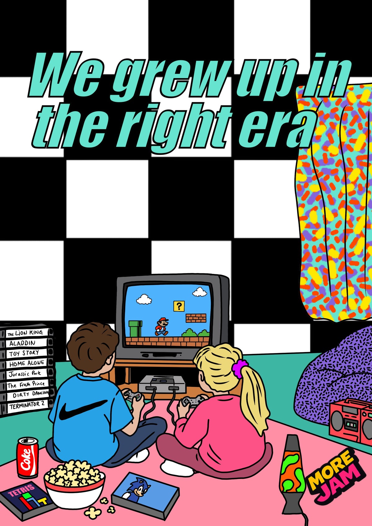 The 90s The Best Era | Funny Birthday Card | More Jam