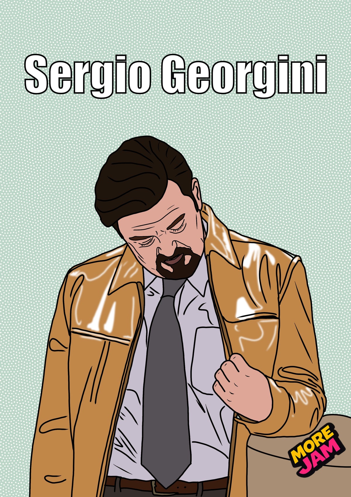 David Brent Sergio Georgini | The Office UK Funny Birthday Card | More Jam