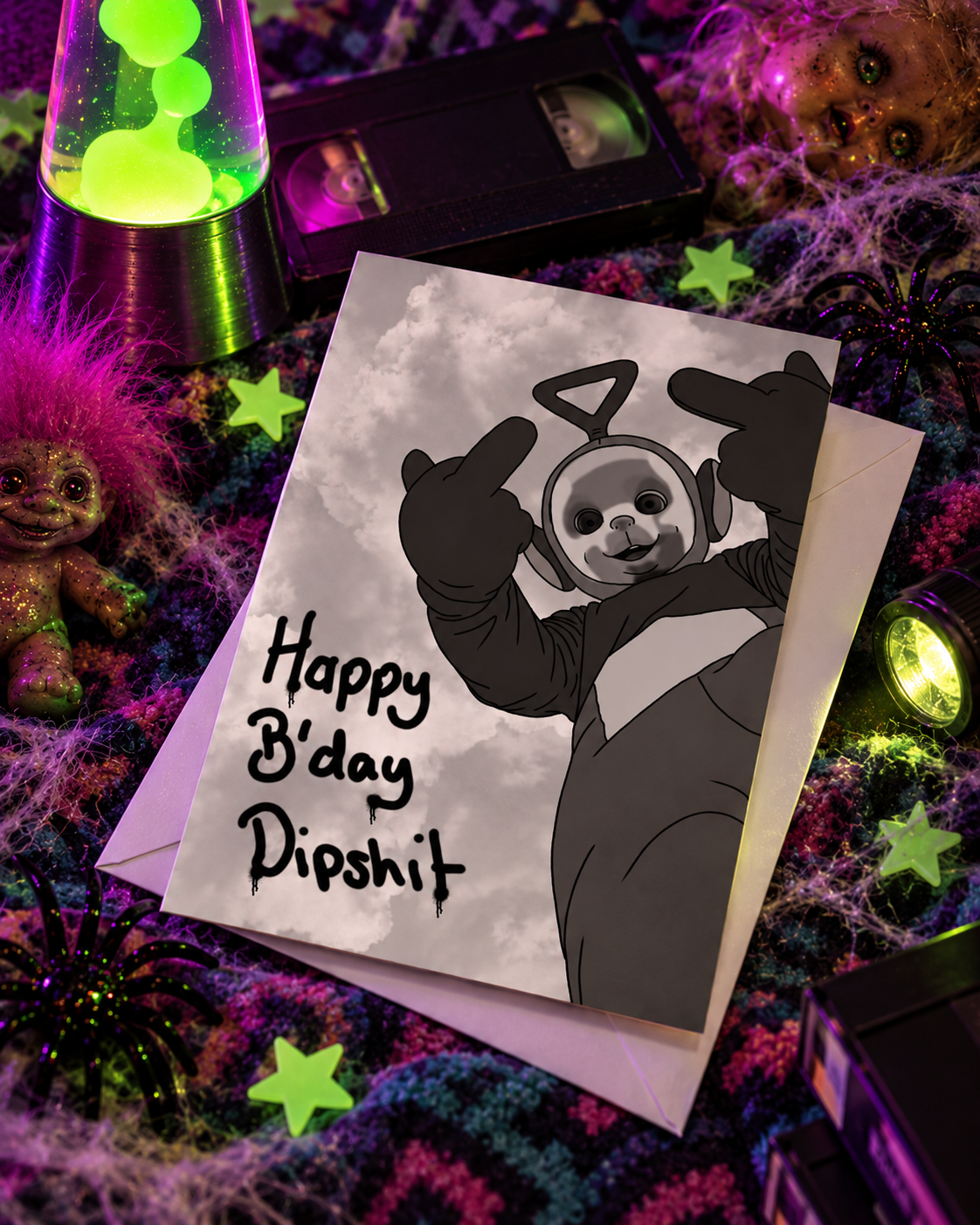 Happy Birthday Dipshit | Funny Birthday Card | More Jam