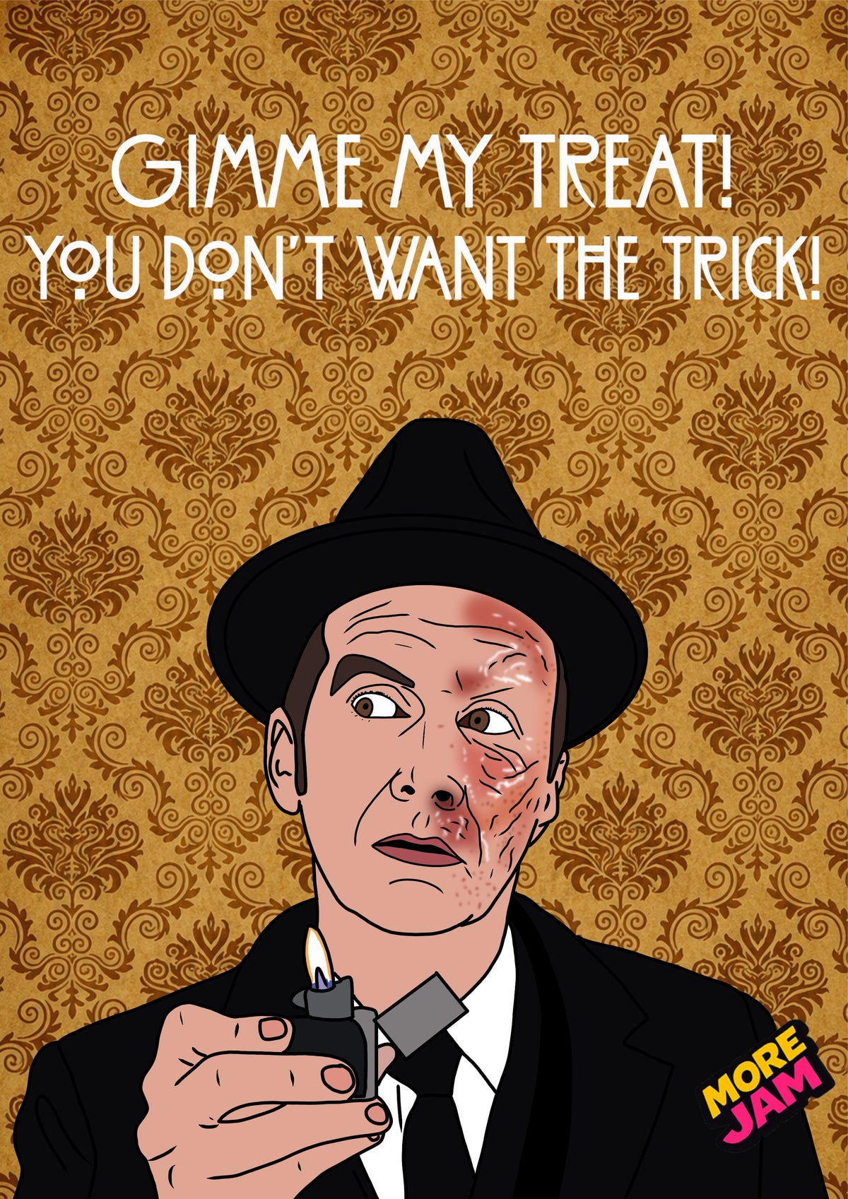 American Horror Story Give Me My Treat Card | Creepy Birthday Card | More Jam