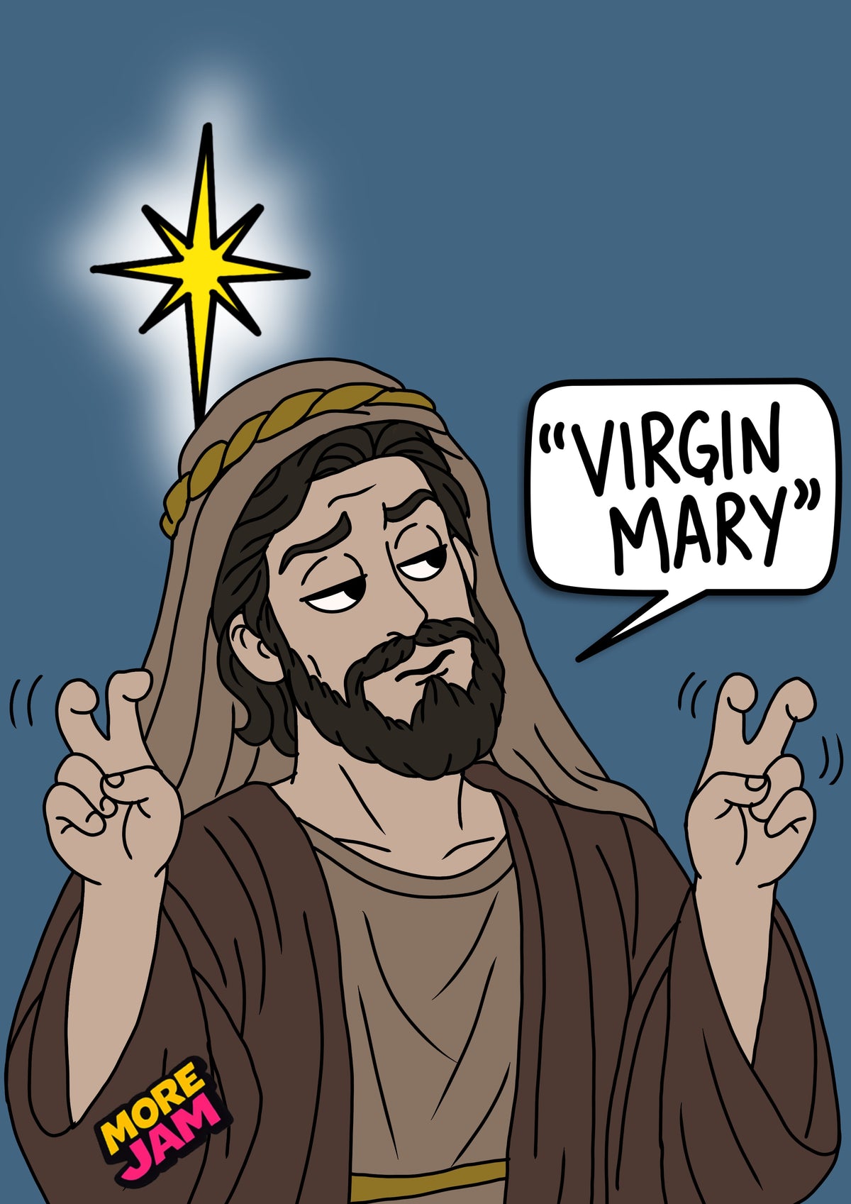Suspicious Joseph | Funny Christmas Card | More Jam