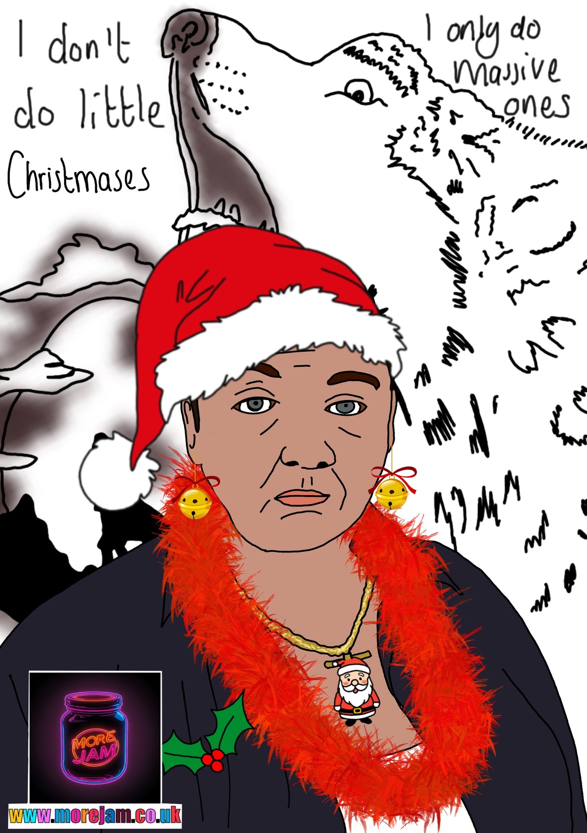 This Country Mandy Massive Christmases | Funny Christmas Card | More Jam