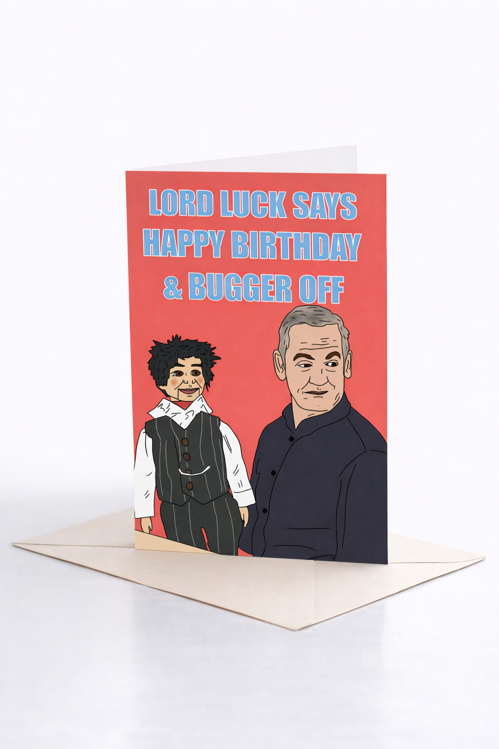 Lord Luck Bugger Off | Friday Night Dinner Card | Funny Birthday Card