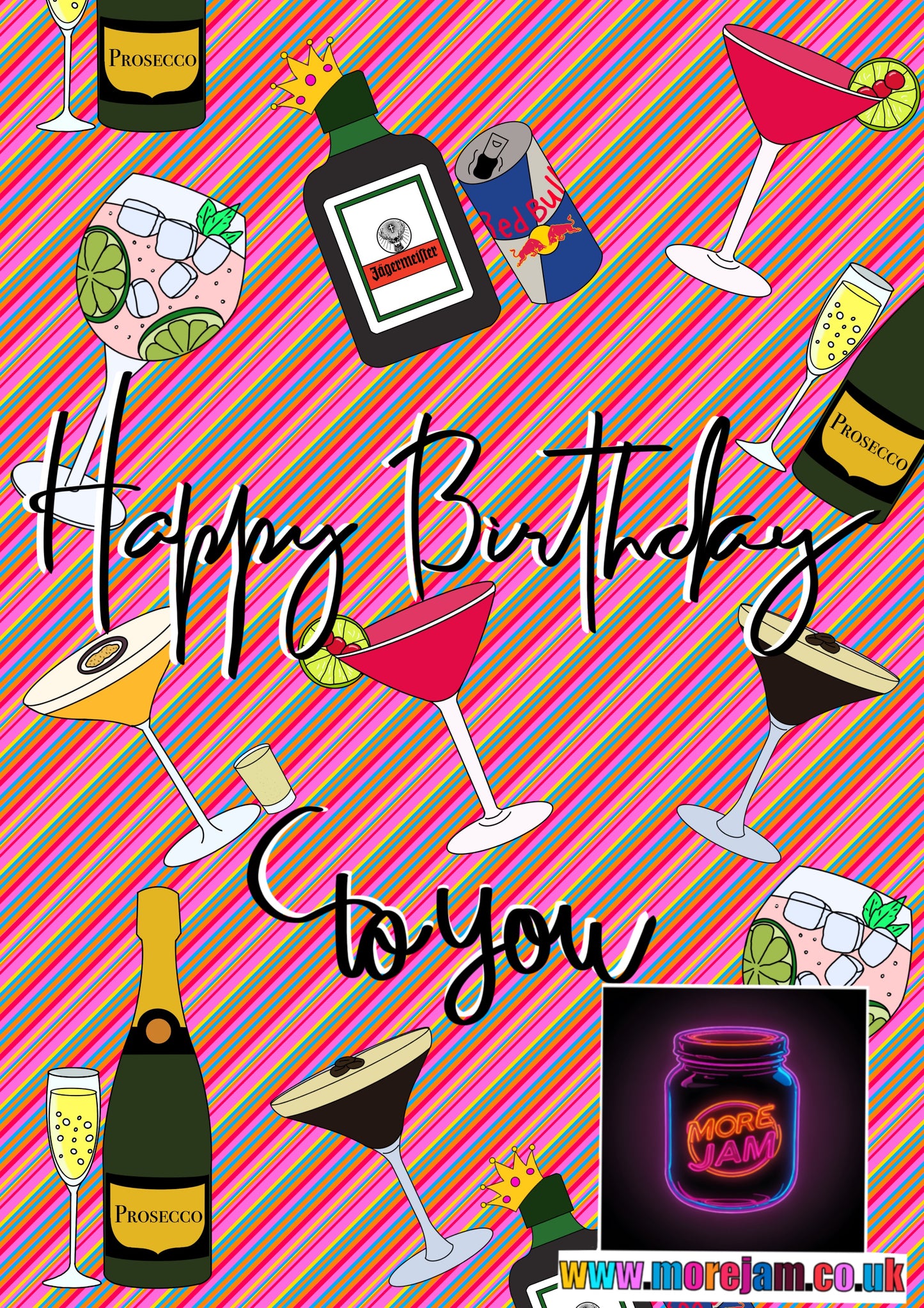 Birthday Card Cocktails