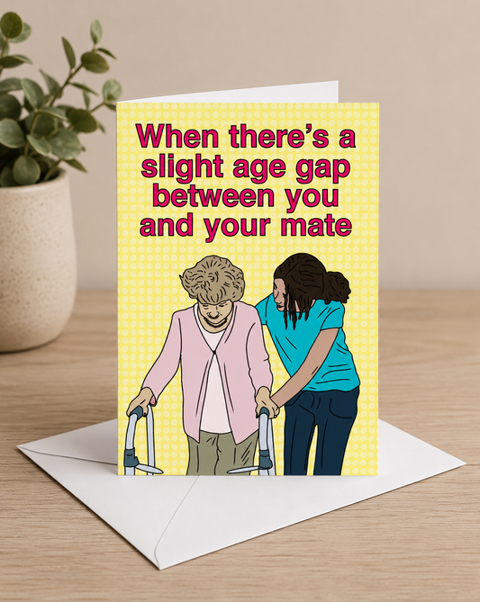 Older Bestie Her | Funny Birthday Card | More Jam