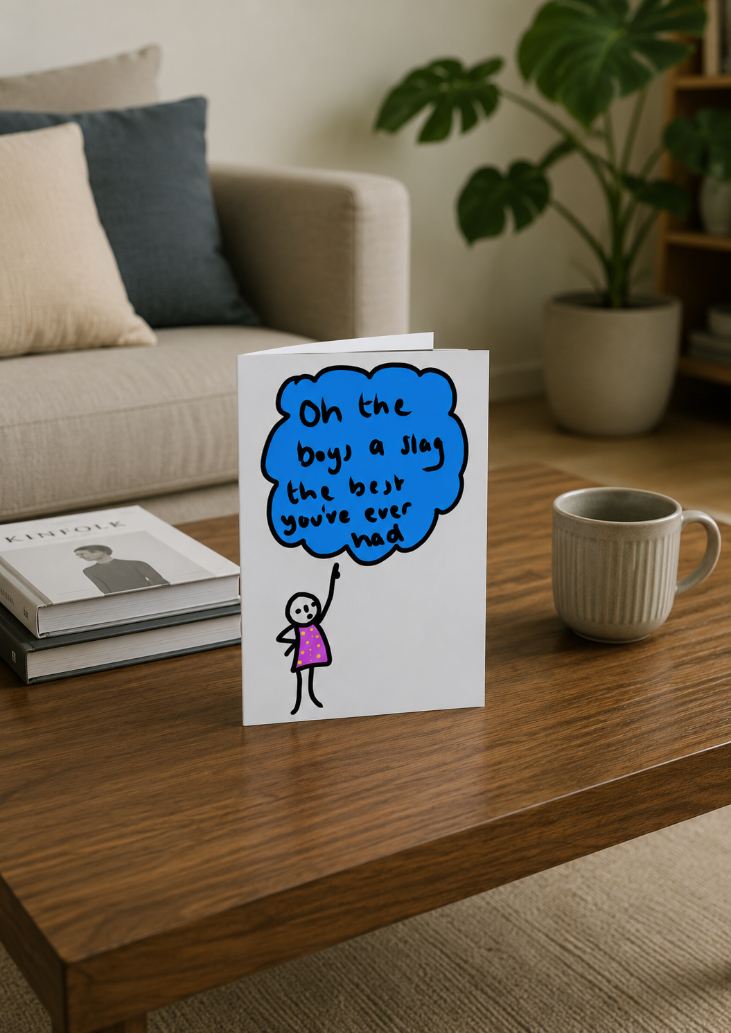 Fluorescent Adolescent Card| Funny Birthday Card | More Jam