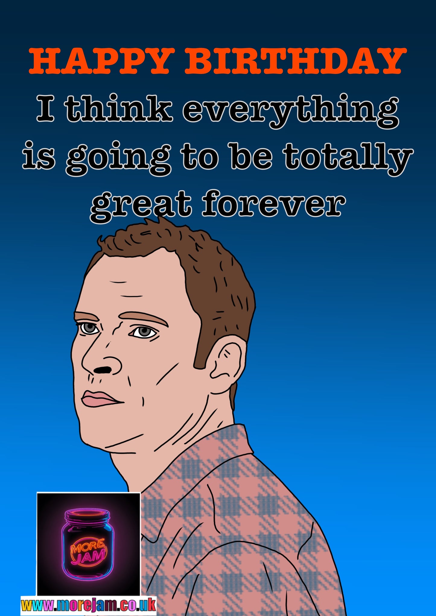 Peep Show Card | Funny Birthday Card | More Jam