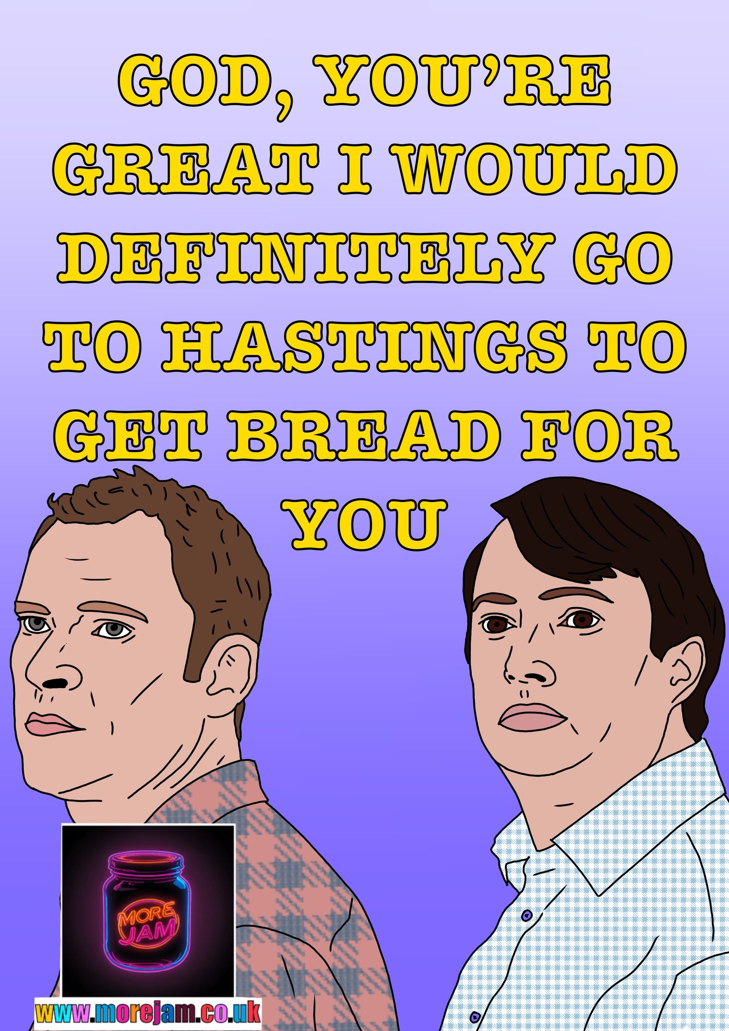 Peep Show Card | British Comedy Card | More Jam