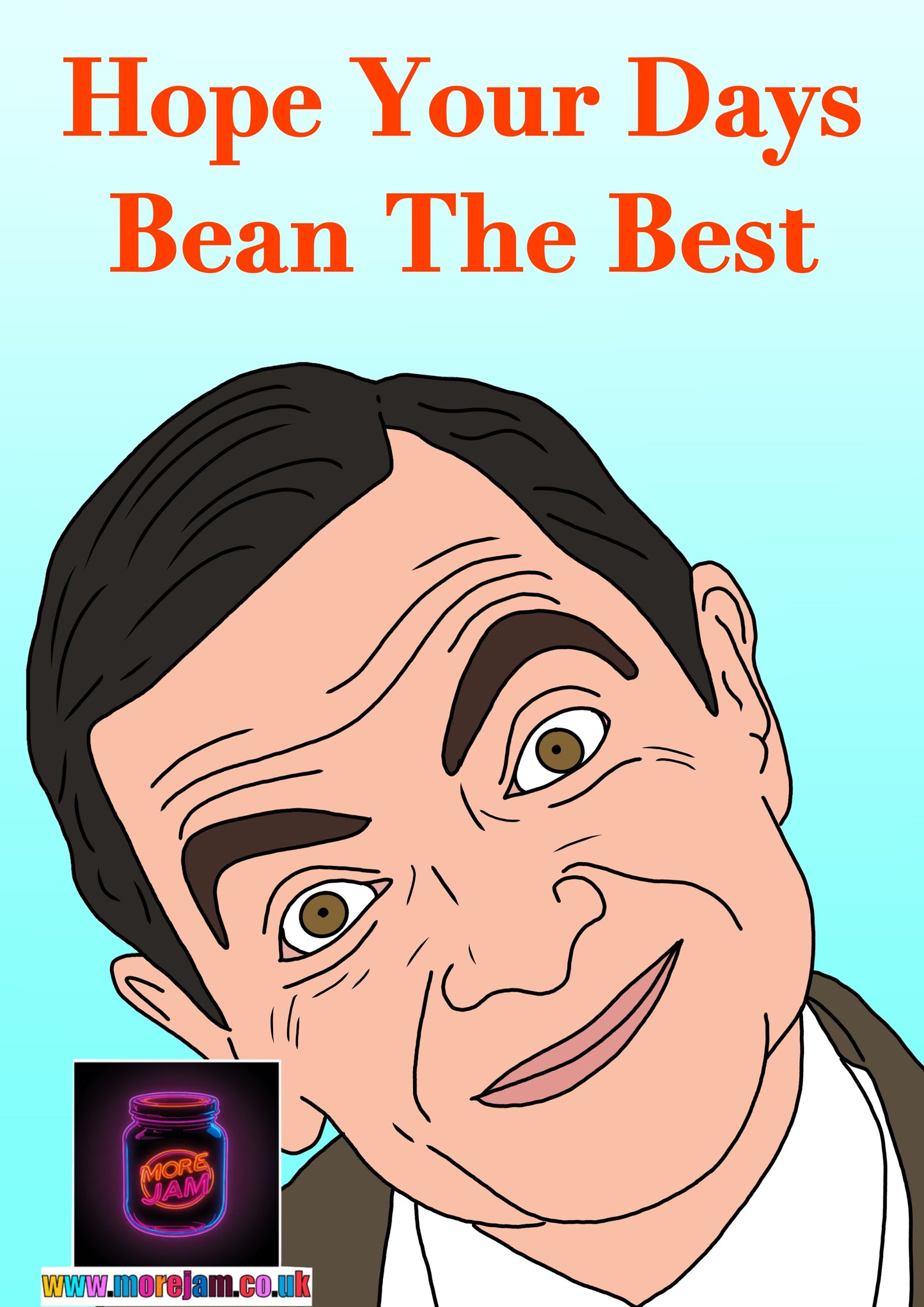 Mr Bean Birthday Card – Bean The Best Pun Card UK