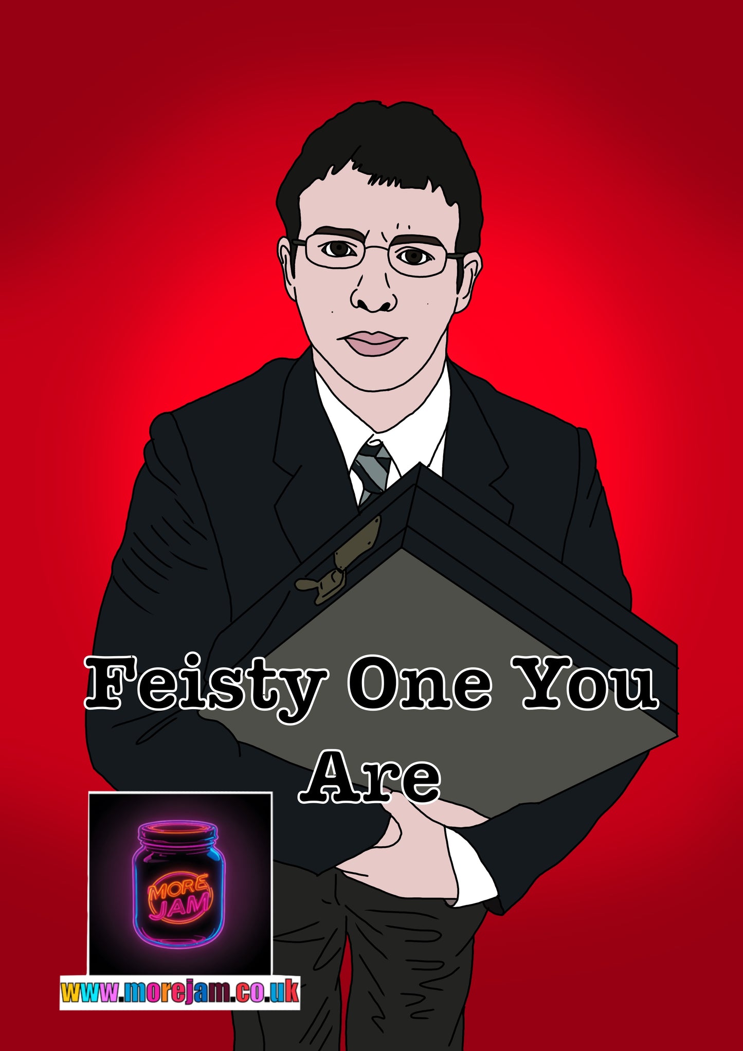 Inbetweeners Card ‘Feisty One You Are’ Channel 4 Comedy Card UK