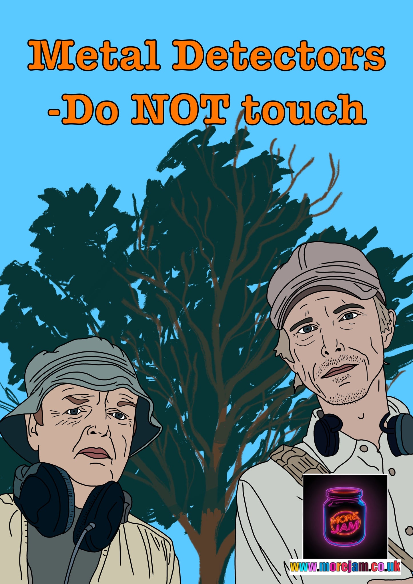 Metal Detectors - Do Not Touch| The Detectorists Card Funny BBC Comedy | More Jam