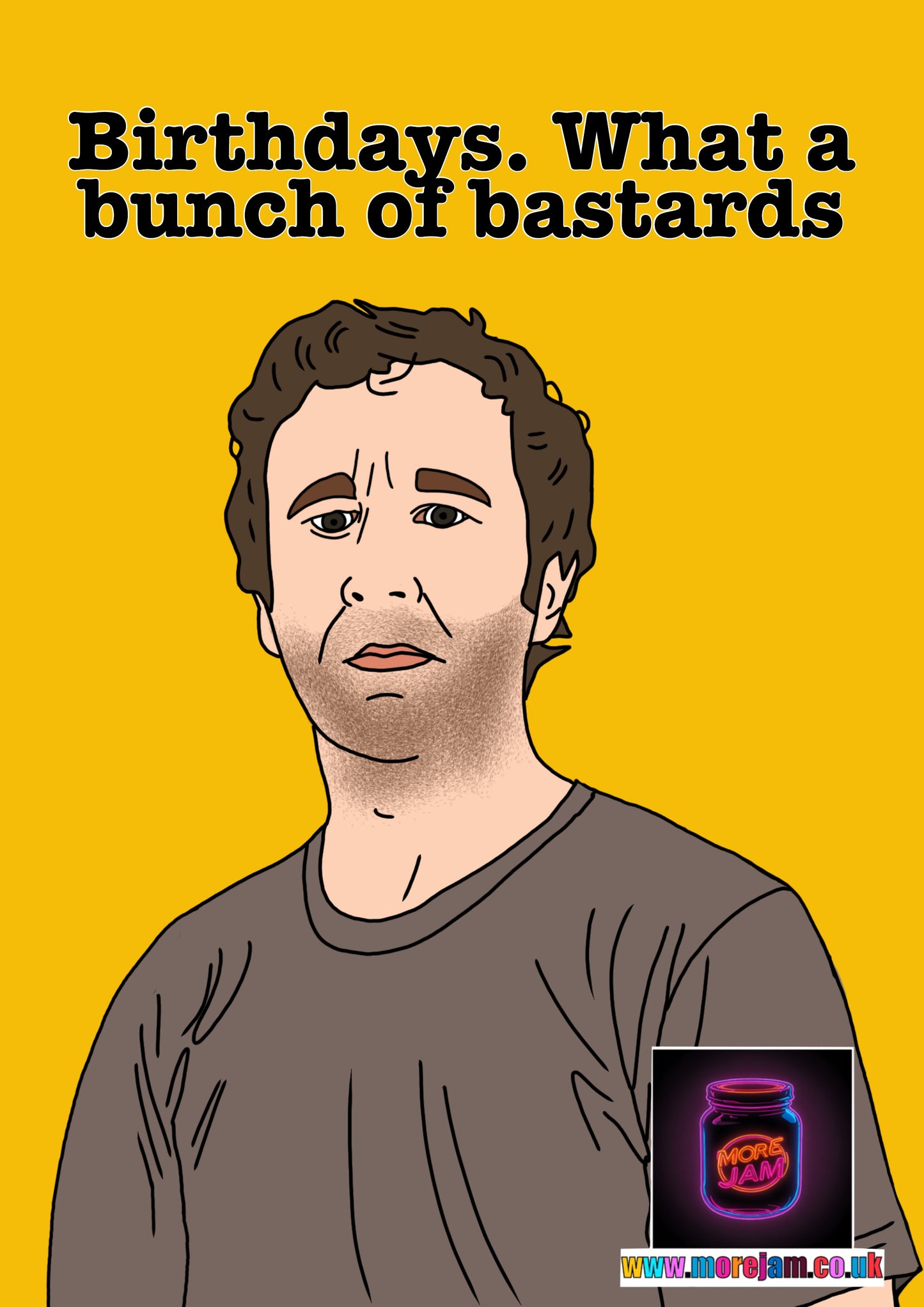 The IT Crowd Roy Birthday Card | Channel 4 Comedy Series | More Jam