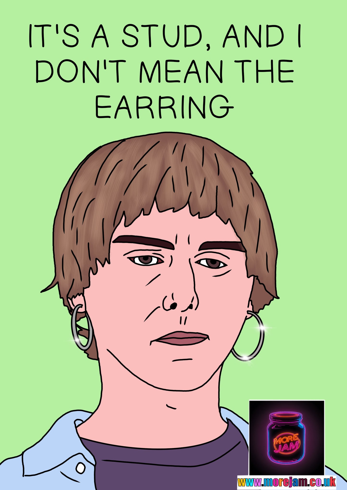 It’s A Stud And I Don’t Mean The Earring - Inbetweeners Jay Card - Channel 4 Comedy
