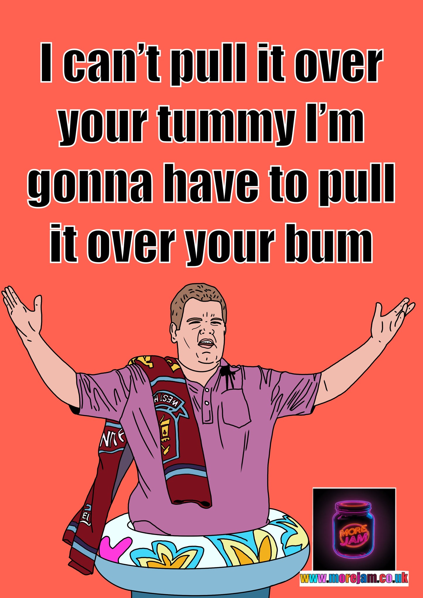 Gavin & Stacey Smithy Tummy | Funny BBC Comedy Card | More Jam