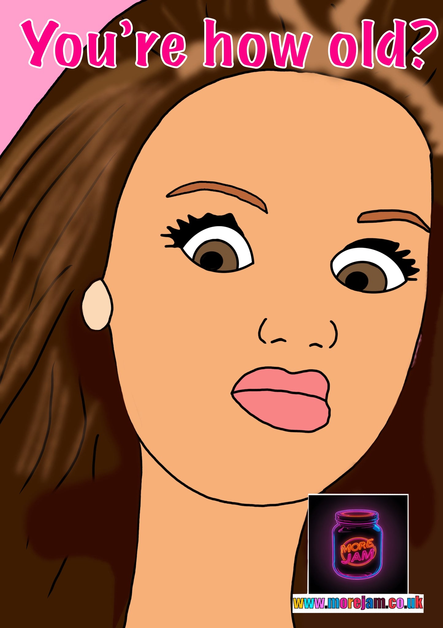 You're How Old? Barbie Meme Face | Barbie Birthday Card | More Jam