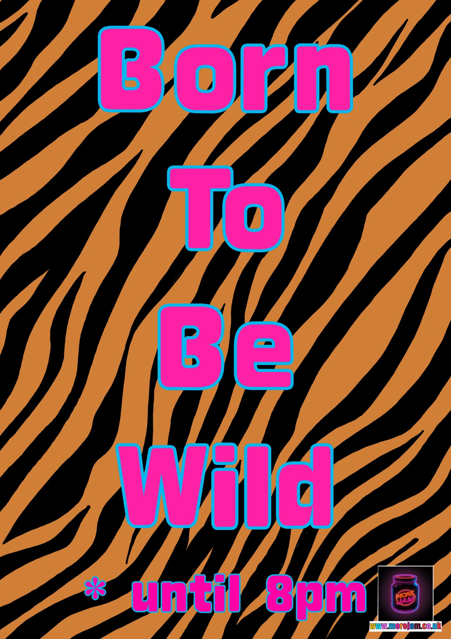 Born To Be Wild | Funny Rude Best Friend Birthday Card | More Jam