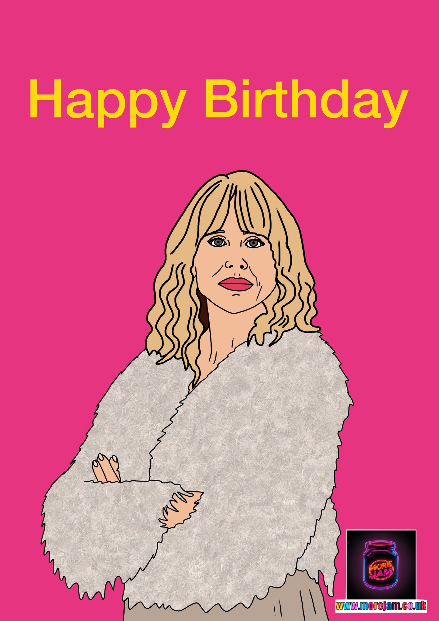 Happy Birthday Amandaland | Amandaland Birthday Card | More Jam