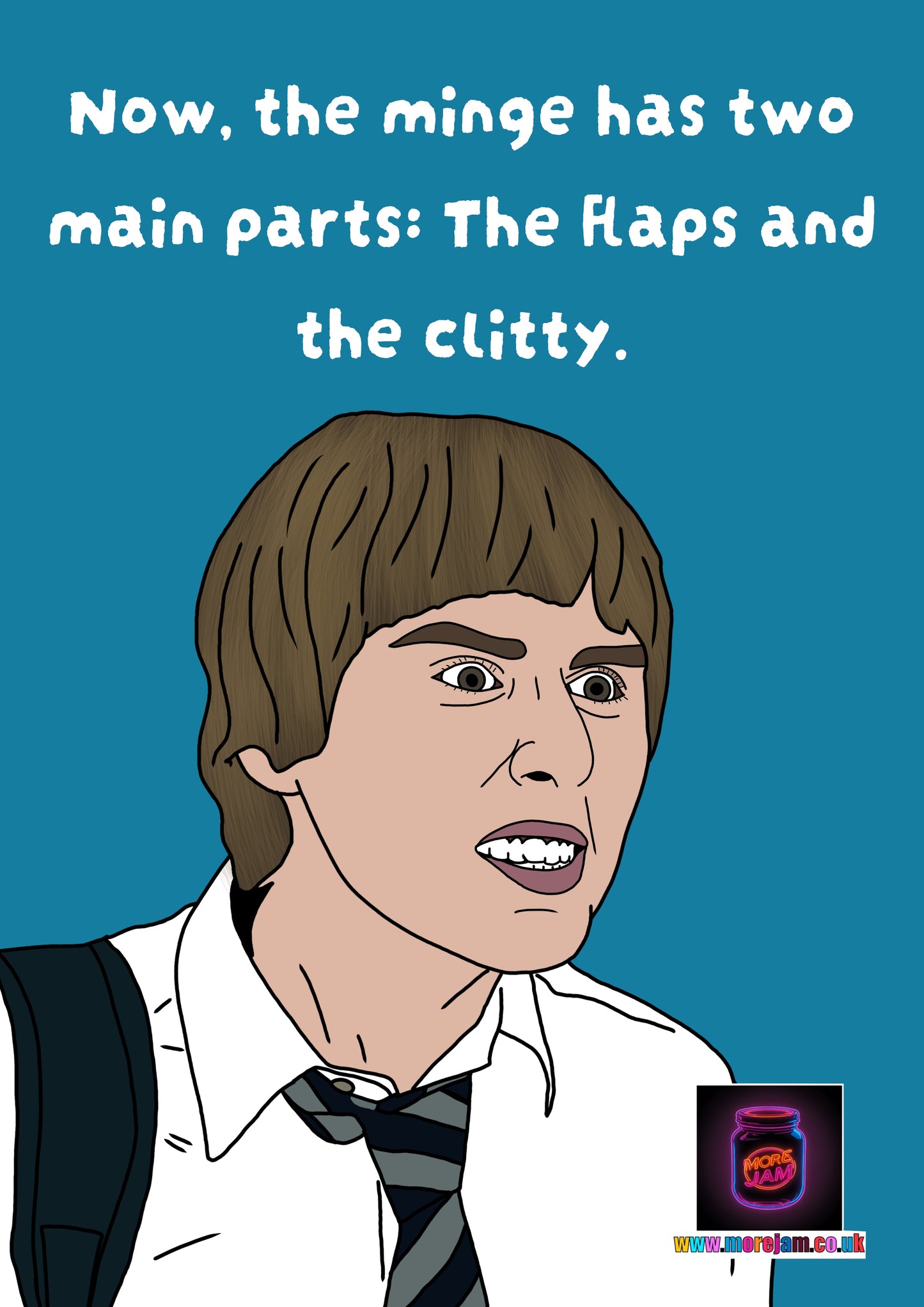 Jay Cartwright Two Main Parts | Inbetweeners Funny Birthday Card | More Jam