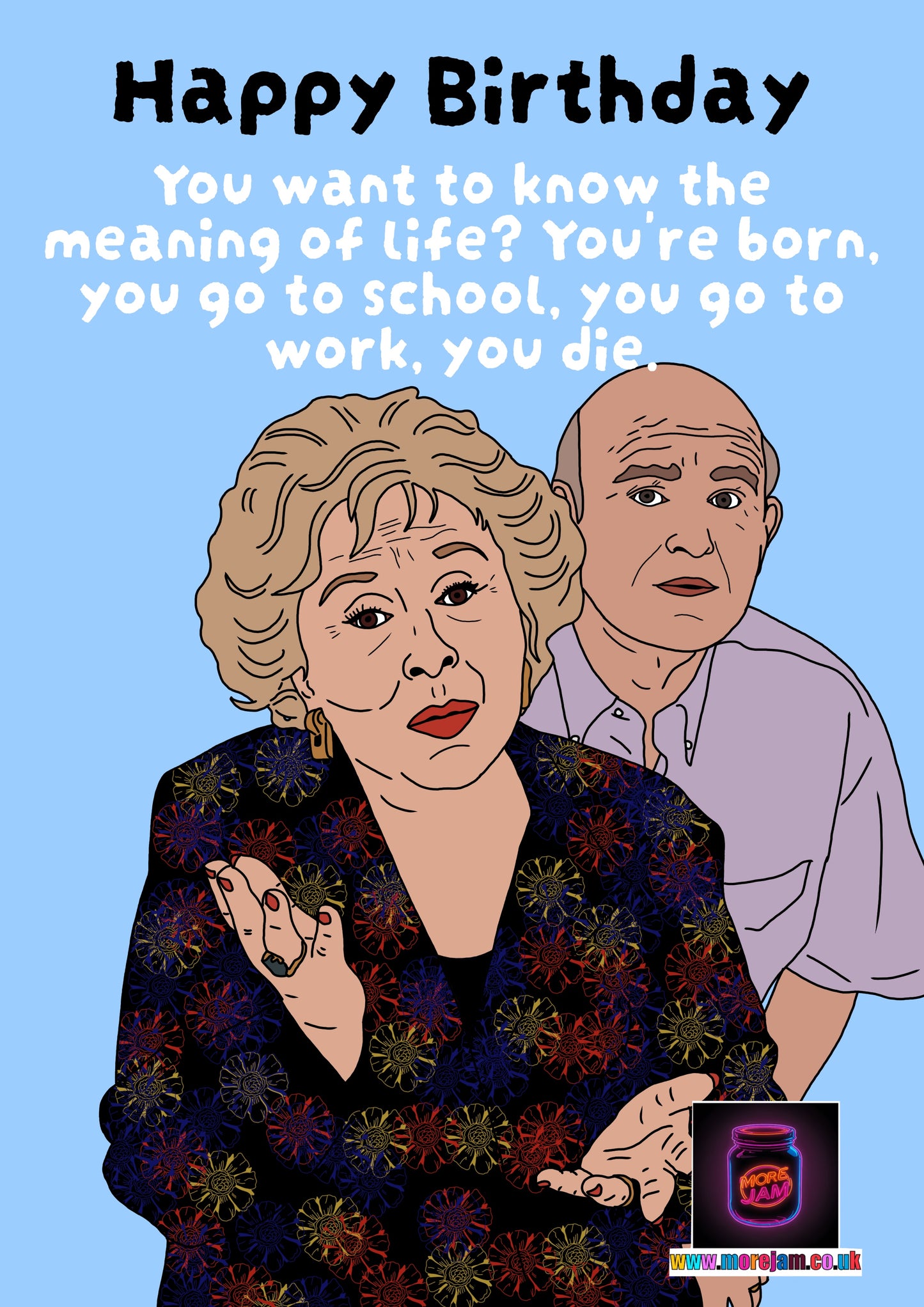 Marie & Frank Meaning Of Life | Everybody Loves Raymond Birthday Card | More Jam