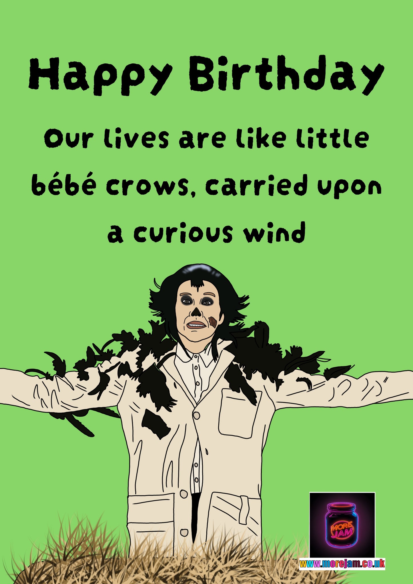 The Crows Have Eyes | Funny Moira Schitts Creek Birthday Card | More Jam