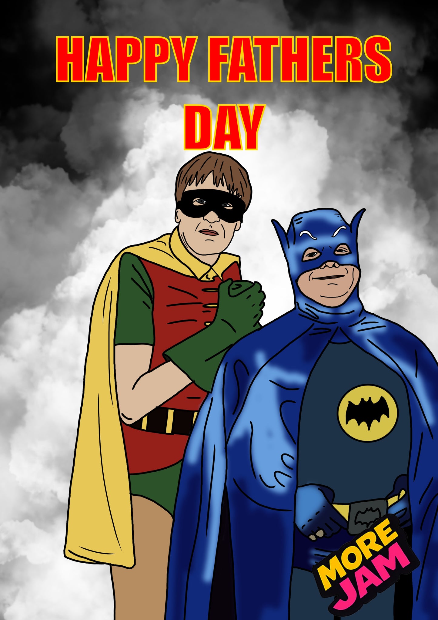 Del & Rodney Batman | Only Fools & Horses Fathers Day Card | More Jam