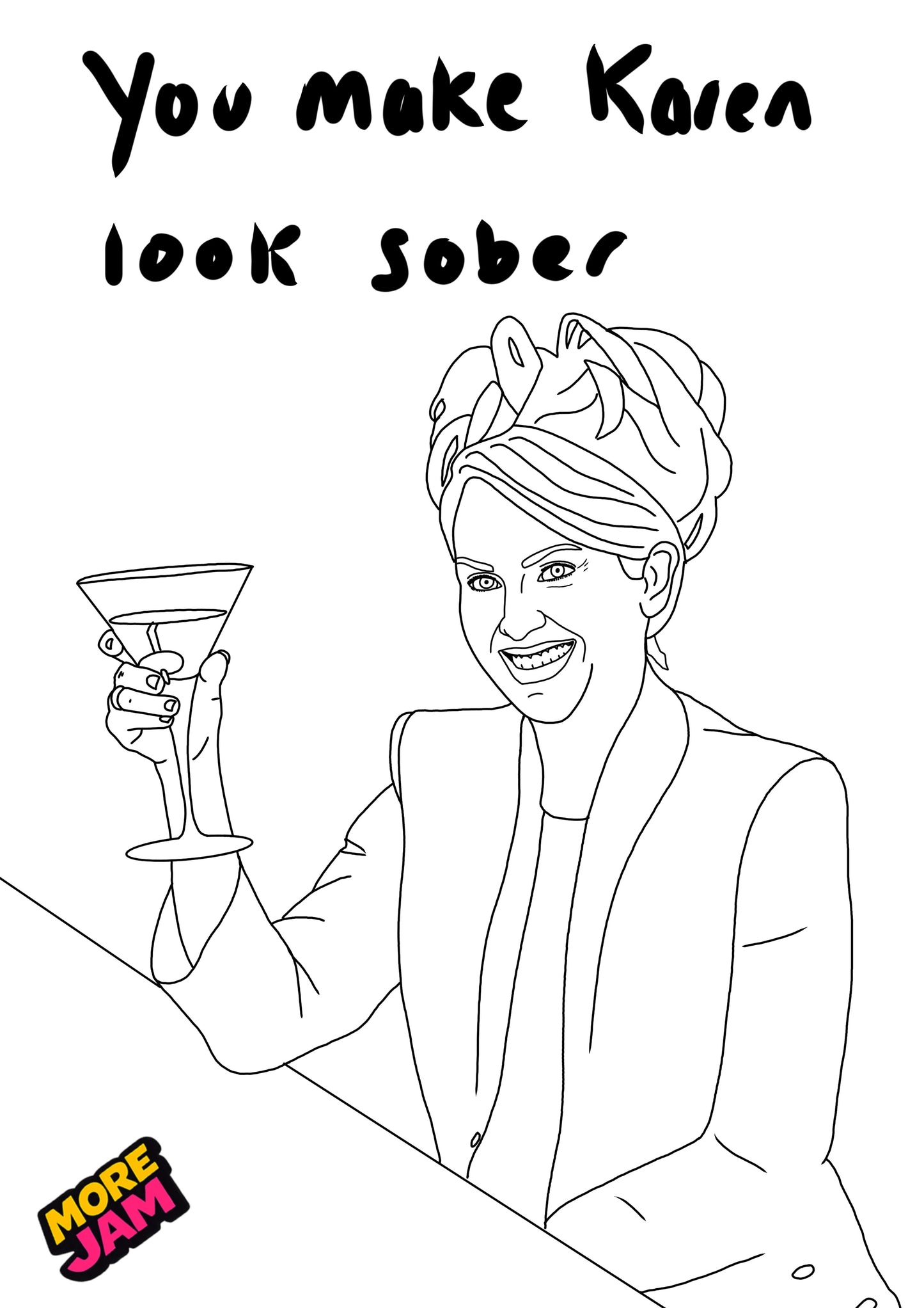 Karen Will & Grace Prints UK | Unique A4 Wall Art | More Jam