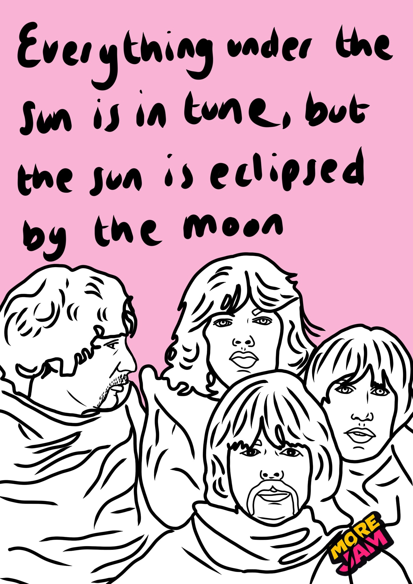 Pink Floyd Prints UK | Unique A4 Wall Art | More Jam