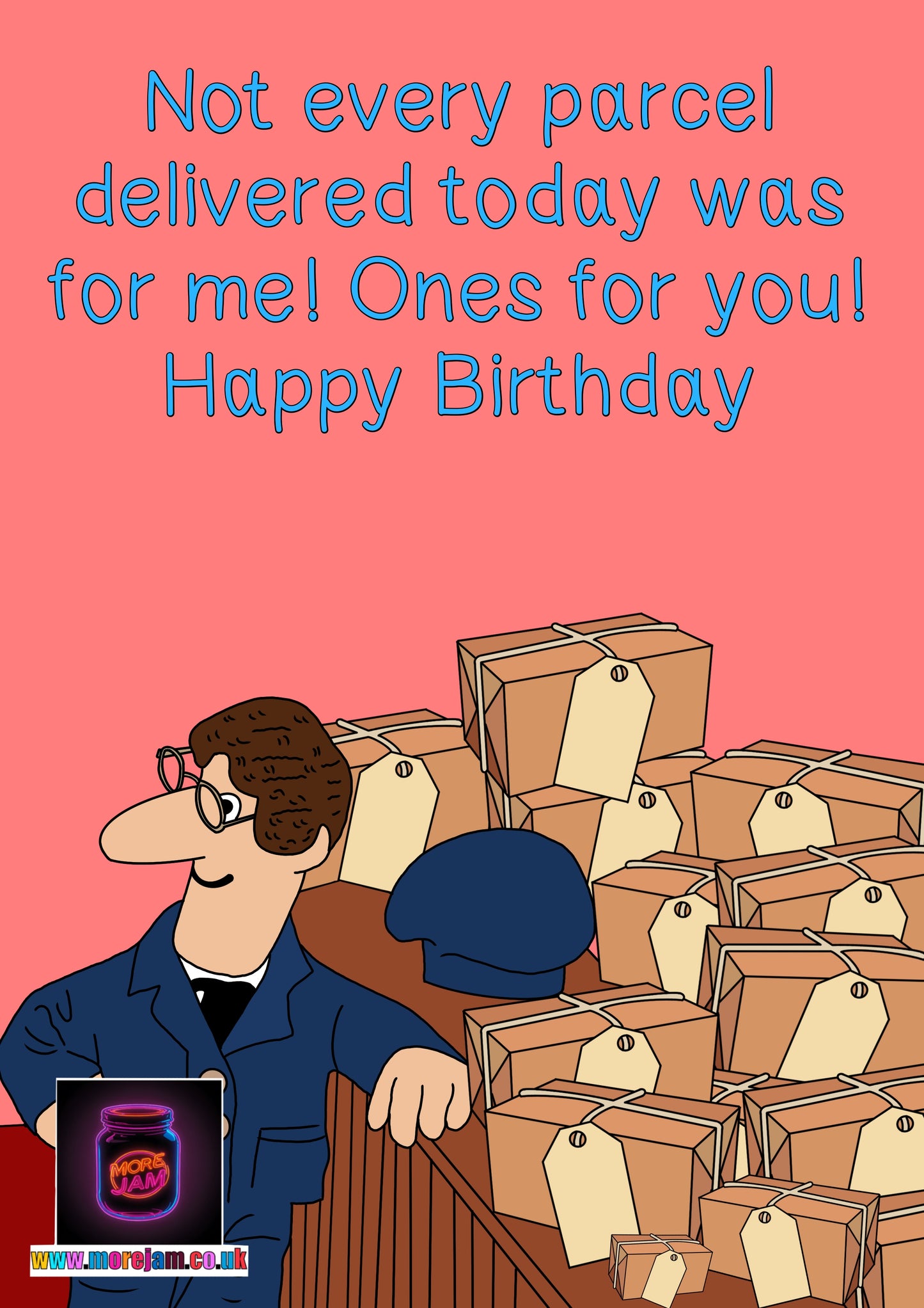 Birthday Card Postman Pat