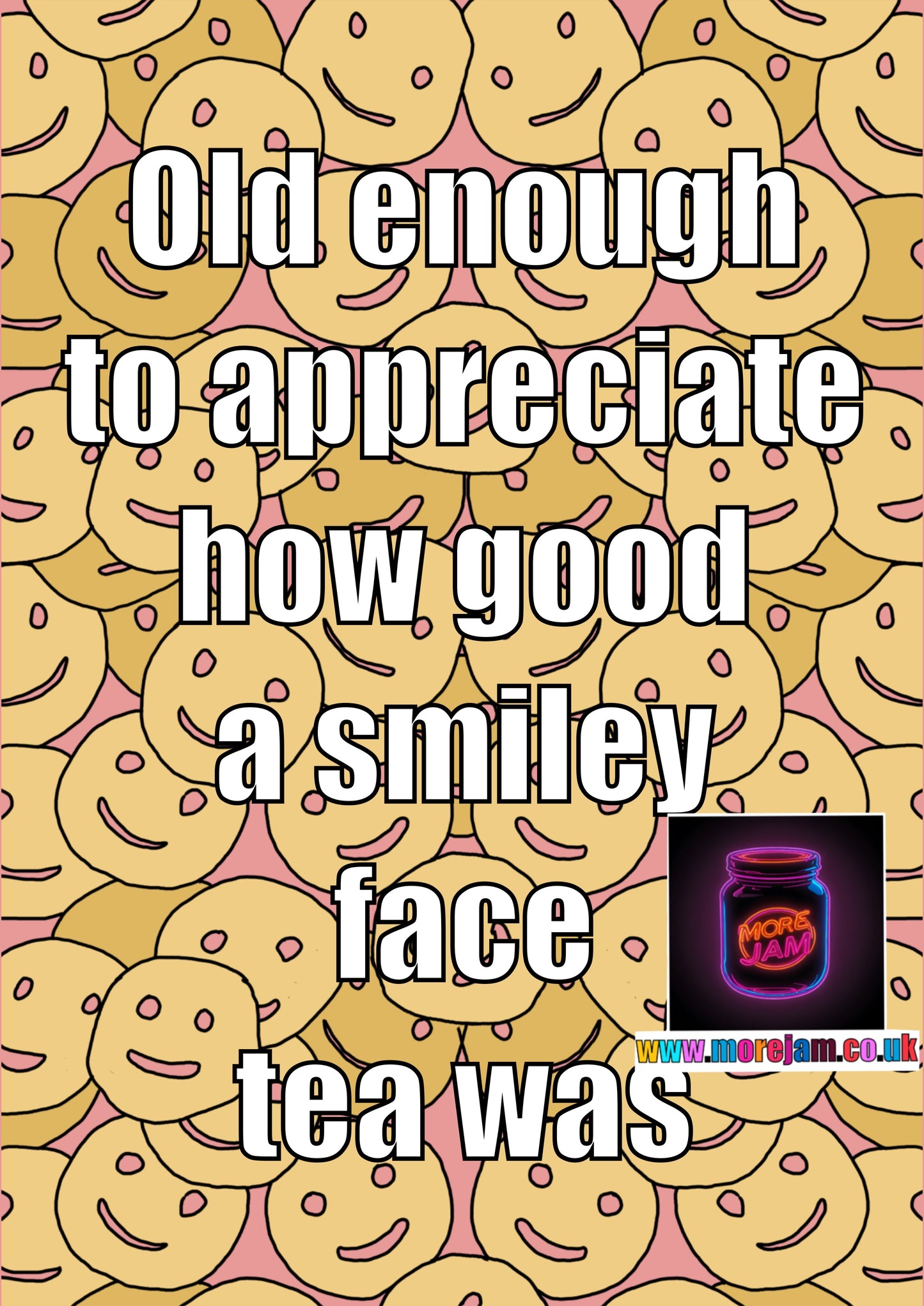 Birthday Card Potato Smiley!