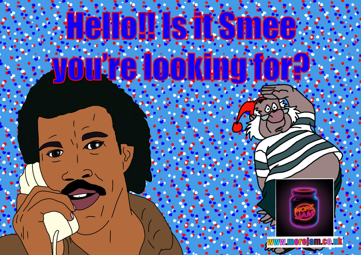 Any Occasion Card Lionel Richie Hello, Is It Smee You’re Looking For
