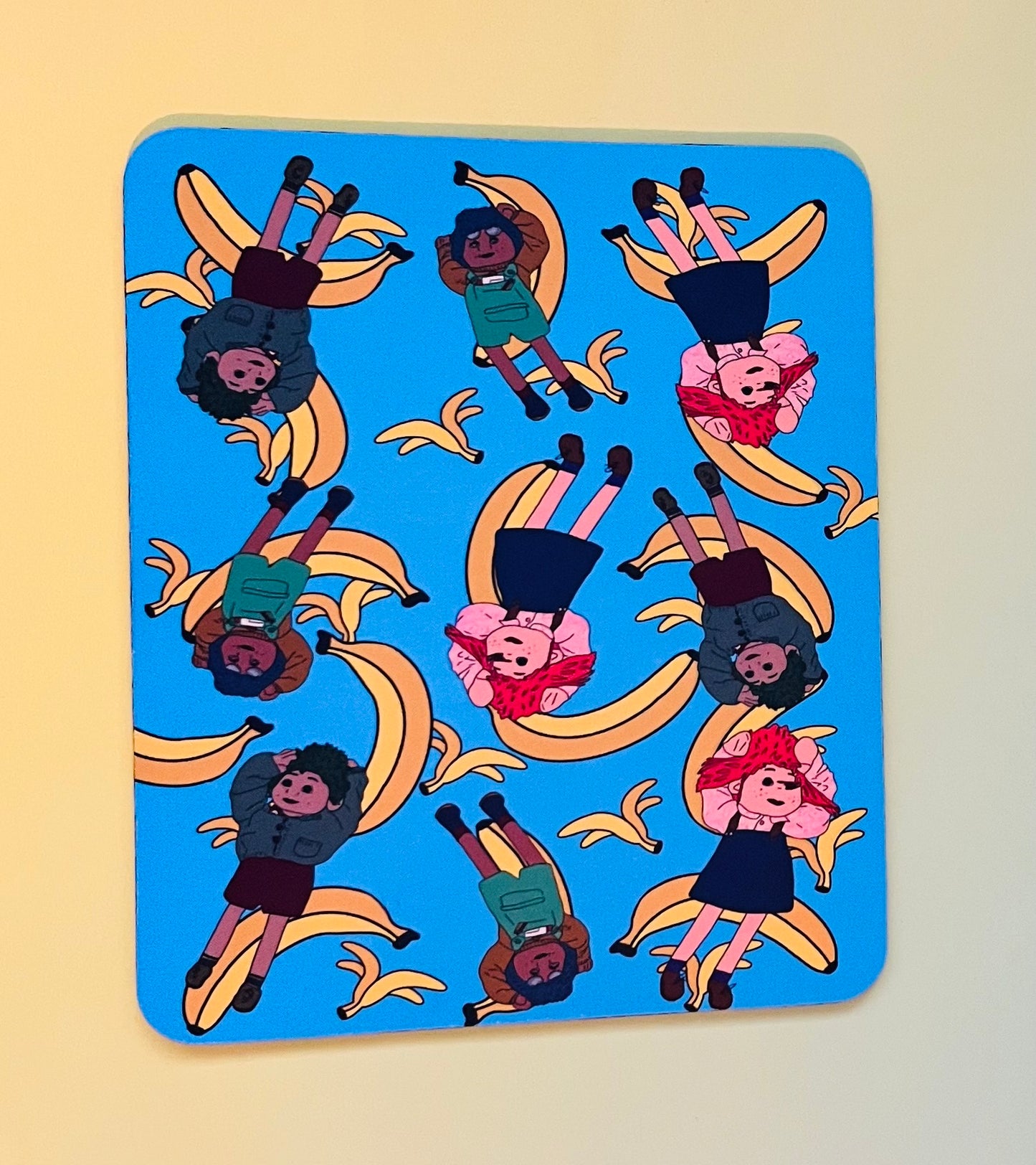 Falling Tots Mouse Mats