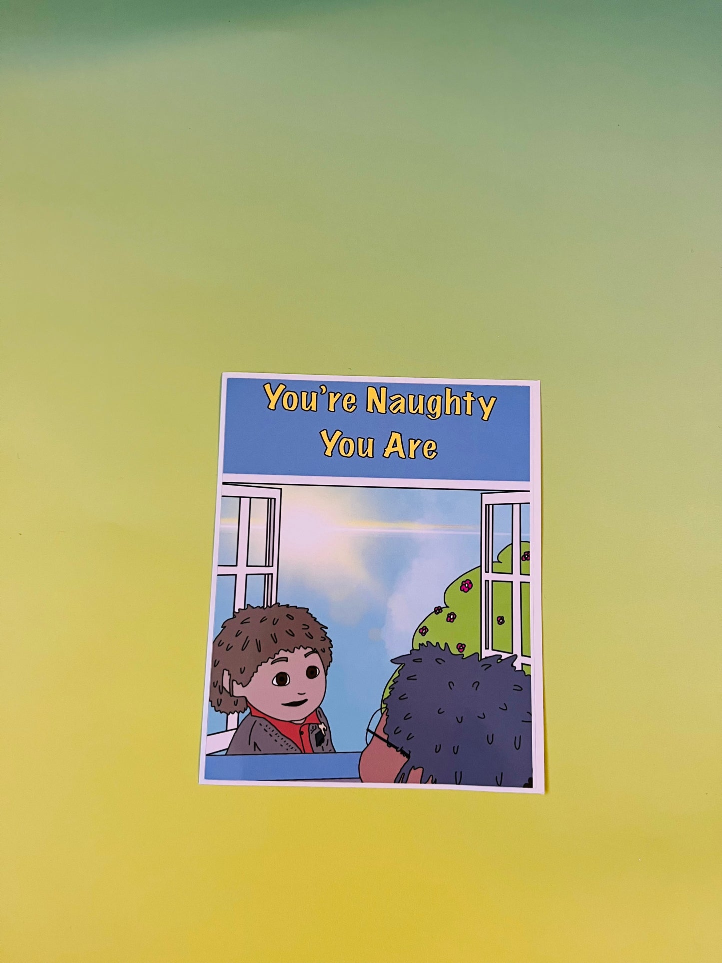 Wine Sticker Labels You’re Naughty **Pre Order**