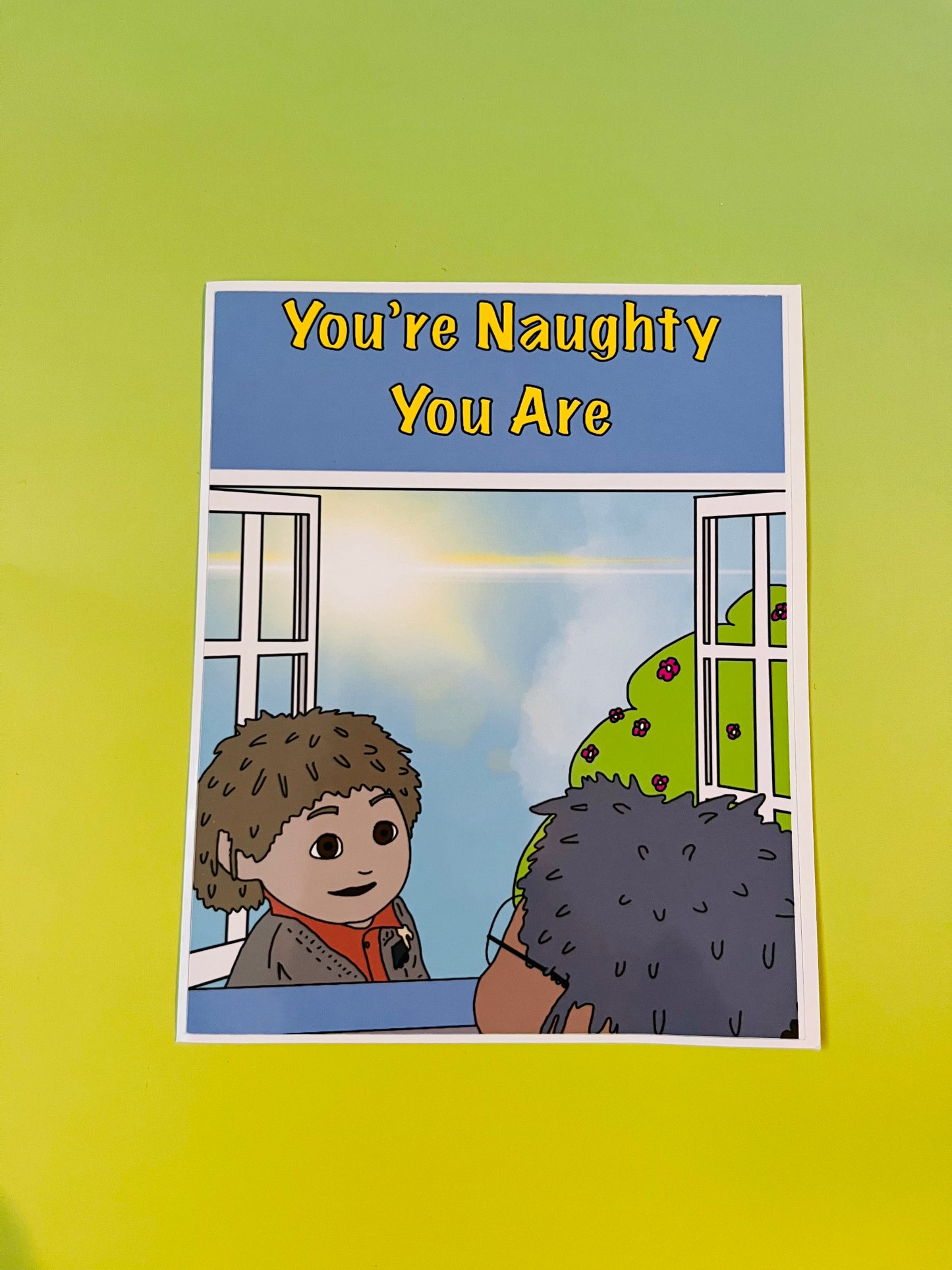 Wine Sticker Labels You’re Naughty **Pre Order**
