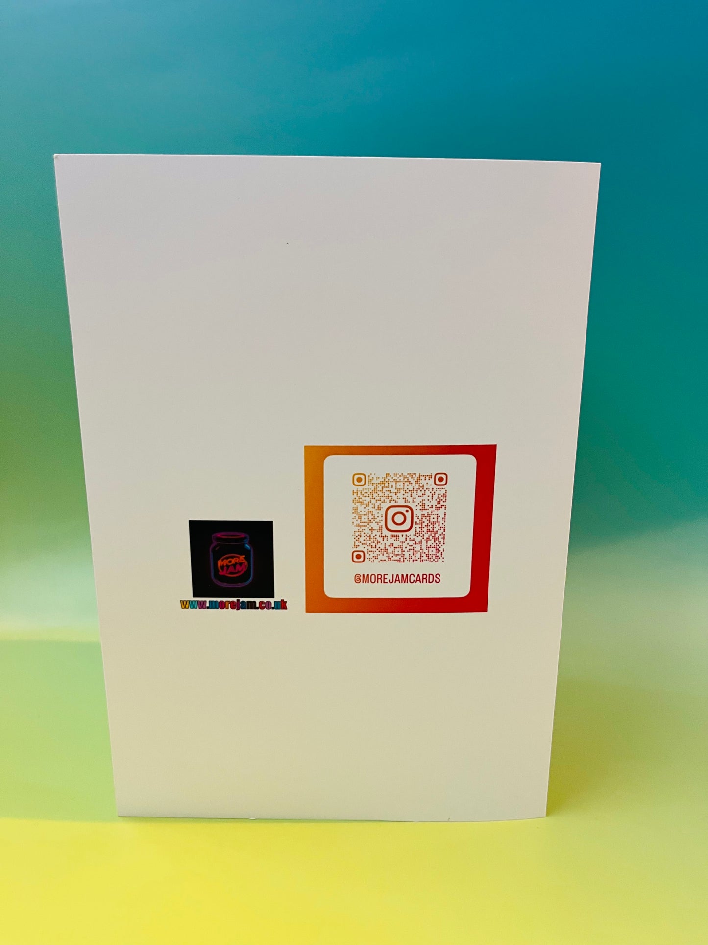 Any Occasion Card Plain Falling Tots Design Limited Edition