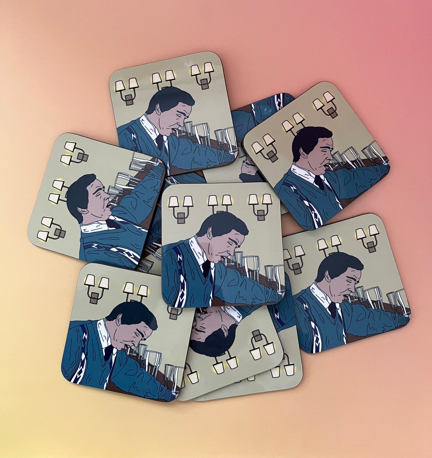 Alan Partridge High Gloss Coaster