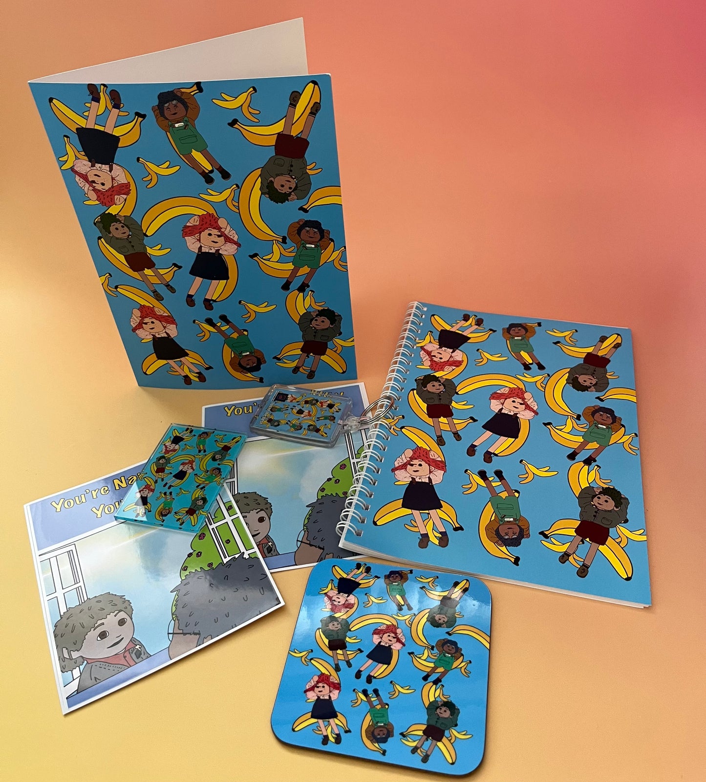 Falling Tots Mouse Mats
