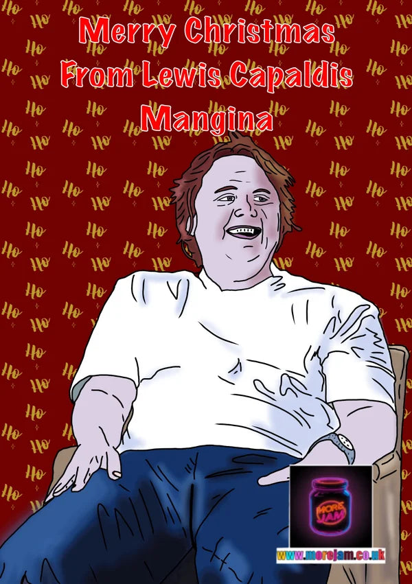 Lewis Capaldis Mangina | Funny Christmas Card | More Jam