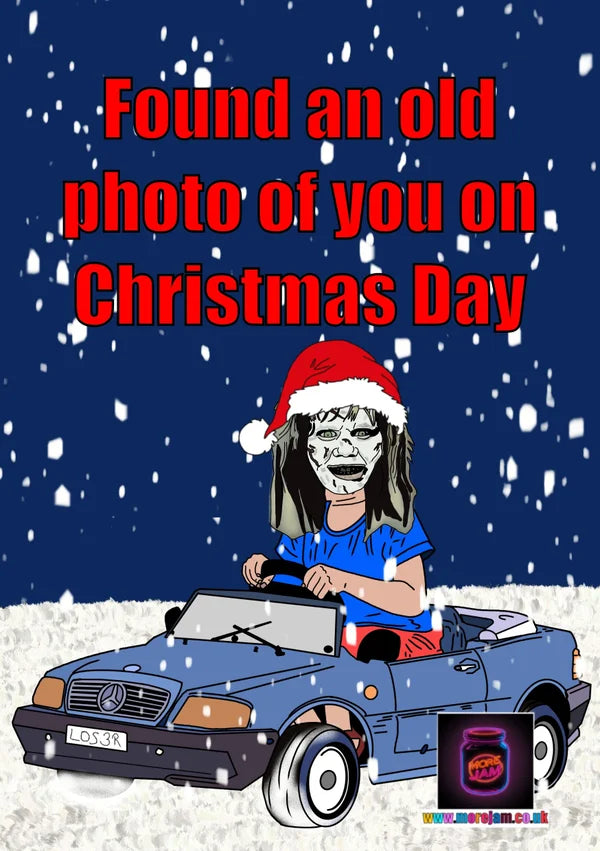 The Exorcist Old Christmas Photo | Funny Christmas Card | More Jam