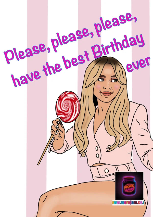 Birthday Card Sabrina Carpenter | More Jam