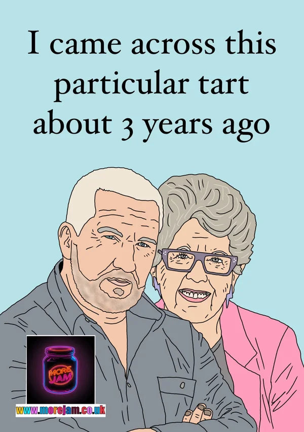 Any Occasion Card Great British Bake Off Tart | More Jam