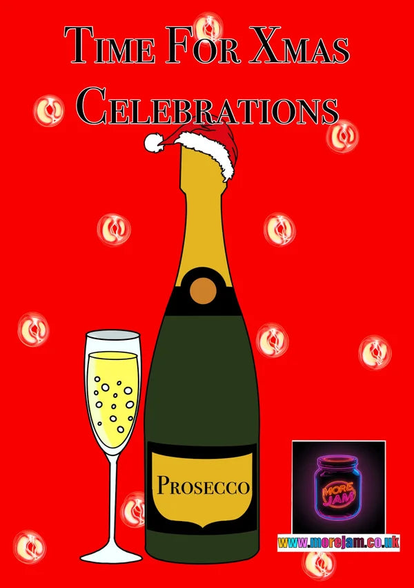 Christmas Card Prosecco | More Jam