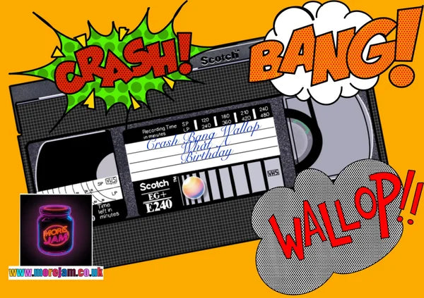Crash! Bang! Wallop! What a Birthday | Funny Alan Partridge Birthday Card | More Jam