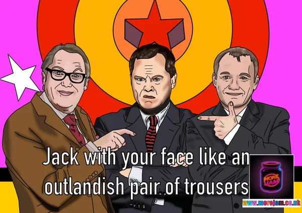 27 OPTIONS Jack With your Face Like A... | Funny Shooting Stars Cards | More Jam
